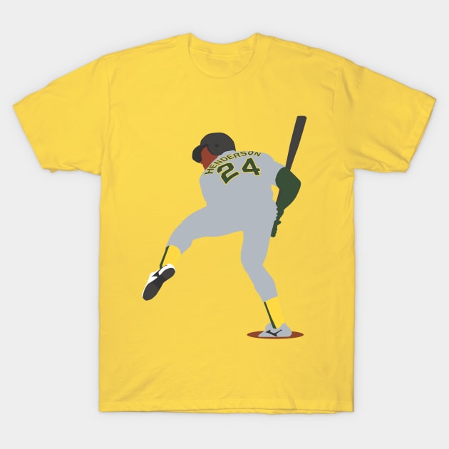 Rickey Henderson T-Shirt by Fathian